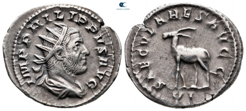 Philip I Arab AD 244-249. Rome
Antoninianus AR

21 mm, 3,83 g

IMP PHILIPPV...