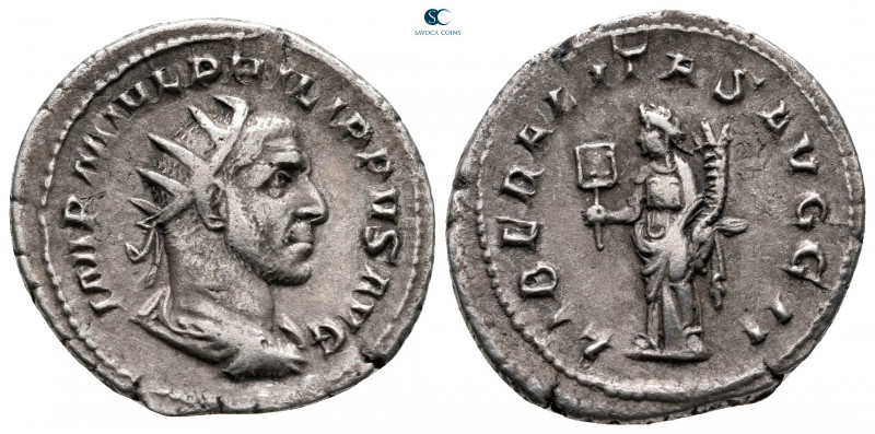 Philip I Arab AD 244-249. Rome
Antoninianus AR

20 mm, 4,41 g

IMP M IVL PH...