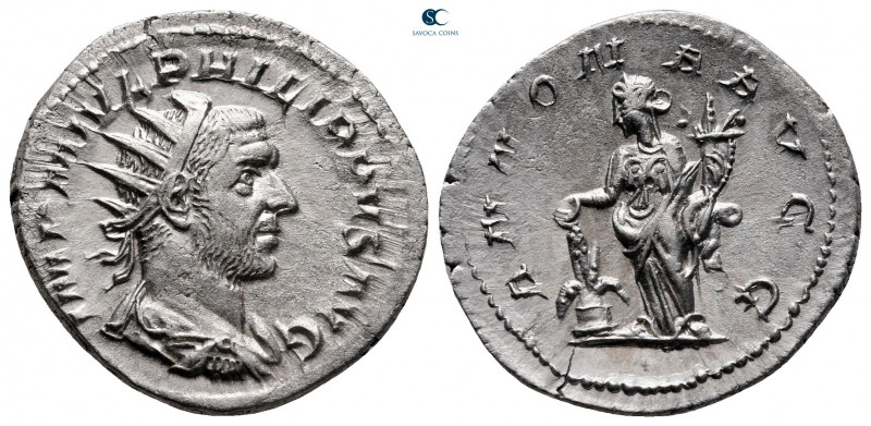 Philip I Arab AD 244-249. Rome
Antoninianus AR

21 mm, 3,24 g

IMP M IVL PH...