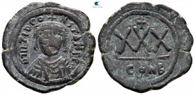 Tiberius II Constantine AD 578-582. Constantinople. 3/4 Follis AE