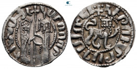 Levon II AD 1270-1289. Pre-coronation issue. Royal. Tram AR