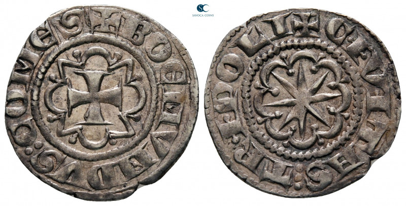 Bohemond VI AD 1251-1275. Tripoli (County) 
Groš AR

20 mm, 2,09 g

 BOEMVN...