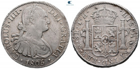 Spain. Madrid. Charles IV (Carlos IV) AD 1788-1808. 8 Reales AR