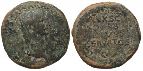 41-54 d.C. Claudio I (41-54). Roma. Sestercio. Ae. 25,03 g. BC+. Est.200.