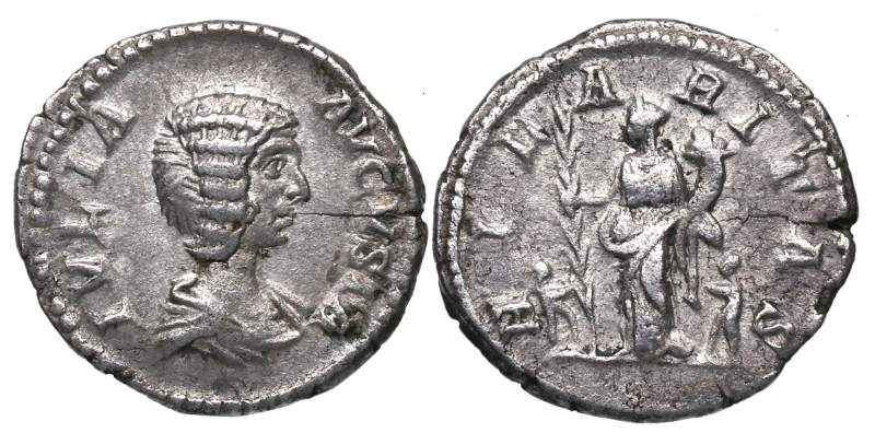193-217 d.C. Julia Domna. Roma. Denario . RIC IV 557 Septimius Severus. Ag. 3,07...