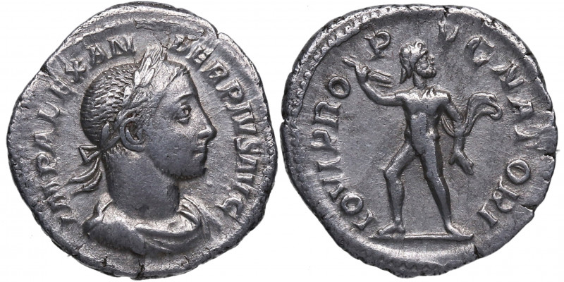 231 d.C.. Alejandro Severo. Roma. Denario. DS 4819 a.1 . Ag. 2,74 g. IOVI PROPVG...