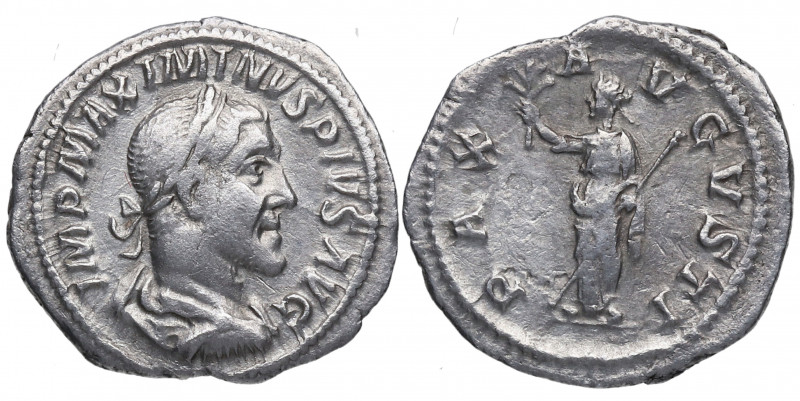 235/8 d.C. Maximino I. Roma. Denario. RSC 31 - RIC 12. Ag. 2,17 g. PAX AVGVSTI. ...