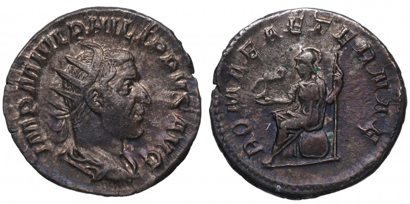 244-247 d.C.. Filipo I el Árabe (244-249 dC). Antoniniano. Ve. 4,22 g. MBC. Est....