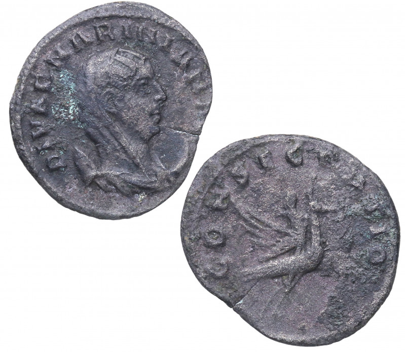 254-256. Mariniana. Antoniniano. Ve. 3,10 g. RARA. BC+. Est.180.
