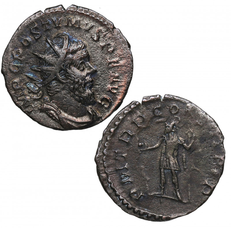 259-269 d.C. Póstumo (259-269 dC). Antoniniano. Ve. 3,10 g. MBC. Est.50.