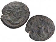 269 d.C. Marco Aurelio Mario. Antoniniano. Ve. 2,60 g. MUY ESCASA. BC. Est.200.