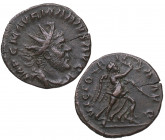 269 d.C. Marco Aurelio Mario. Acci (Guadix). Antoniniano. Ve. 3,18 g. RARÍSIMA. Insignificante grieta. MBC- / BC+. Est.110.