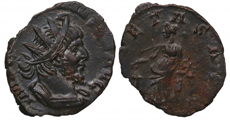 269-271 d.C. Victorino. Roma. Antoniniano. Ve. 2,25 g. Cospel irregular. BC+. Es...