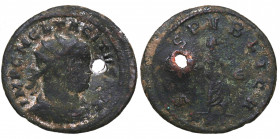 275-276 d.C. Floriano. Aureliano. Ae. 3,94 g. Agujero. BC. Est.20.