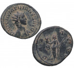283-284 d.C. Numeriano (283-284 dC). Aureliano. Ve. 3,29 g. MUY RARA. BC+. Est.80.