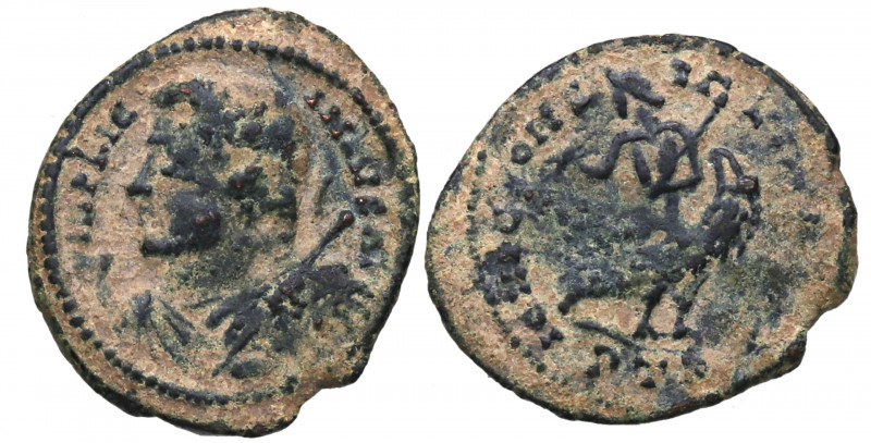 318-9 d.C. Licinio I. Treveri. AE3. Ae. 2,02 g. / IOVI CONSERVATORI AVG.  IMP LI...