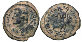318-9 d.C. Licinio I. Treveri. AE3. Ae. 2,02 g. / IOVI CONSERVATORI AVG.  IMP LICINIVS AVG. BC. Est.20.