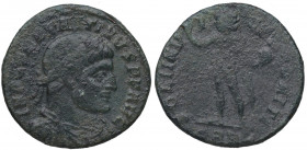 307-337 d.C. Constantino I (307-337). Arles. Nummus. Ae. 3,23 g. IMP CONSTANTINVS PF AVG Busto de Constantino a derecha, laureado y con capa alrededor...
