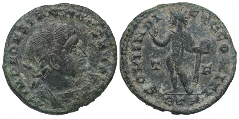 307-337 d.C . Constantino I (307-337). Treveri. Nummus. Ae. 3,25 g. IMP CONSTANT...