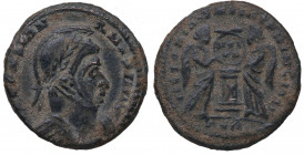318-20 d.C. Constantino I (307-337). AE3. Ae. 2,21 g.  CONSTAN-TINVS AVG. BC+. Est.20.
