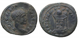 320-321 d.C. Crispo. Follis. Ae. 3,16 g. BC. Est.20.