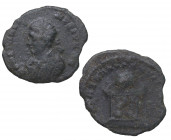 337 d.C.. Constantino II. AE3. Ve. 1,88 g. MUY ESCASA. BC- / BC. Est.70.