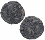 357 - 363. Constantino II (337-340 dC). Consa. AE4. Ve. 1,26 g. RARA. MBC- / BC+. Est.80.