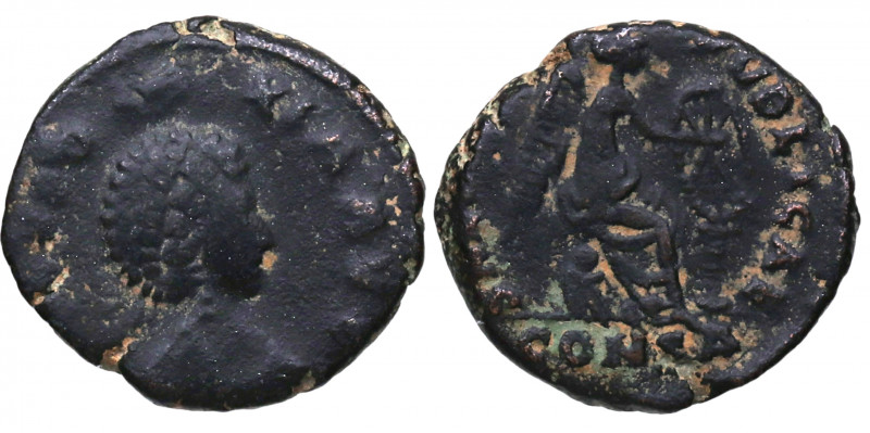 378-385 d.C. Aelia. Constantinopla. Antioquía. AE3. Ae. 2,95 g.  AEL FLAC-CILLA ...