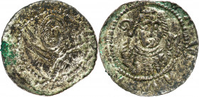 Medieval coins
POLSKA / POLAND / POLEN / SCHLESIEN

Władysław II Wygnaniec (1138-1146). Denar 

Aw.: Książę z mieczemRw.: Popiersie biskupa na wp...