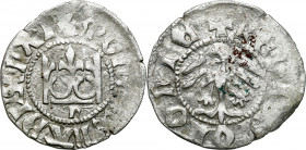 Medieval coins
POLSKA / POLAND / POLEN / SCHLESIEN

Władysław Jagiełło (1386–1434). Polgrosz koronny, Krakow (Cracow) - litera N 

Odmiana z lite...