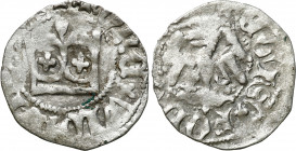 Medieval coins
POLSKA / POLAND / POLEN / SCHLESIEN

Władysław Jagiełło (1386–1434). Polgrosz koronny, Krakow (Cracow) 

Odmiana bez liter pod kor...