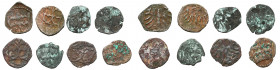 Medieval coins
POLSKA / POLAND / POLEN / SCHLESIEN

Polska. Denary Jagiellońskie, Krakow (Cracow), set 8 coins 

Obiegowe egzemplarze, ale dość c...