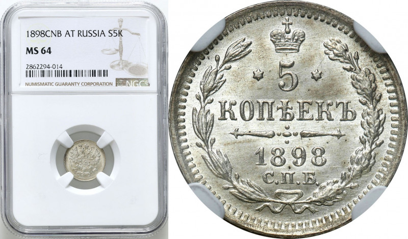 Collection of russian coins
RUSSIA / RUSSLAND / РОССИЯ

Rosja, Nicholas II. 5...