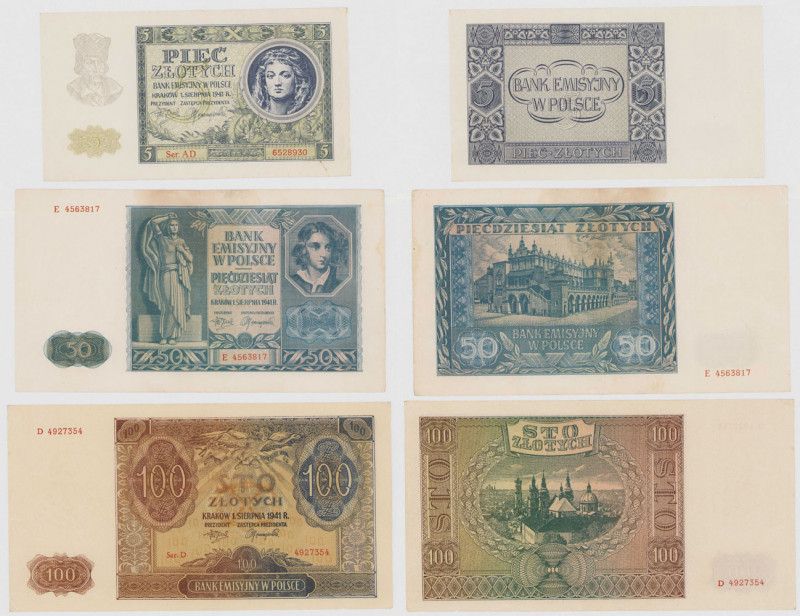 COLLECTION of Polish Banknotes
POLSKA / POLAND / POLEN / POLOGNE / POLSKO

5,...