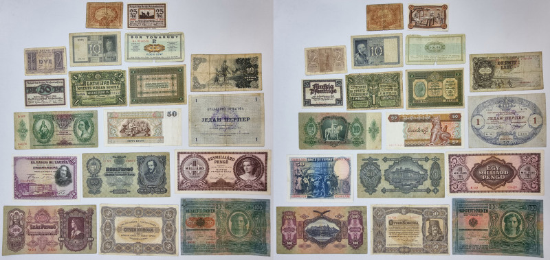 World Banknotes
Europe - Hungary, Spain, Montenegro, Germany, Latvia, Italy, se...