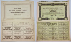Securities: stocks, bills and bonds
The Second Polish Republic. 1 action Machine factory and Orthwein foundry, Karasiski i Ska 1925, Warsaw 

Ładni...