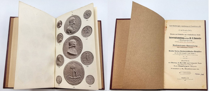 Numismatic literature
Auction catalog Leo Hamburger Universalsammlung des Herrn...