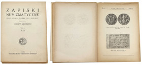 Numismatic literature
Numismatic Notes by Rudolf M kicki, Volume II, 1926, Lviv 

Kwartalne Zapiski Numizmatyczne pod redakcją Rudolfa Mękickiego.&...