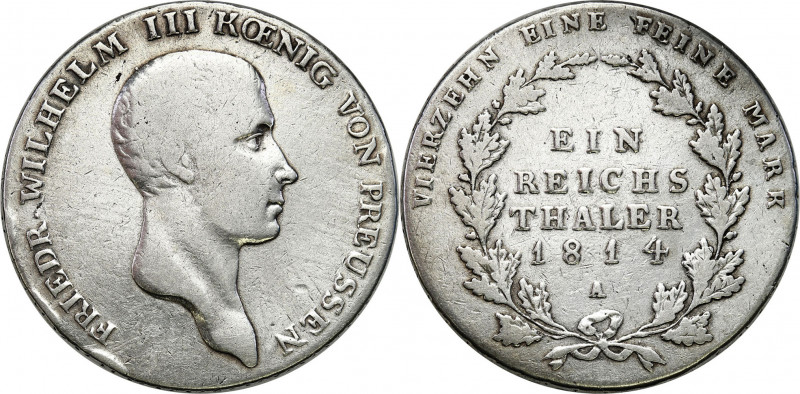 Germany
Germany, Prussia. Frederick William III (1797-1840). Thaler 1814 A, Ber...