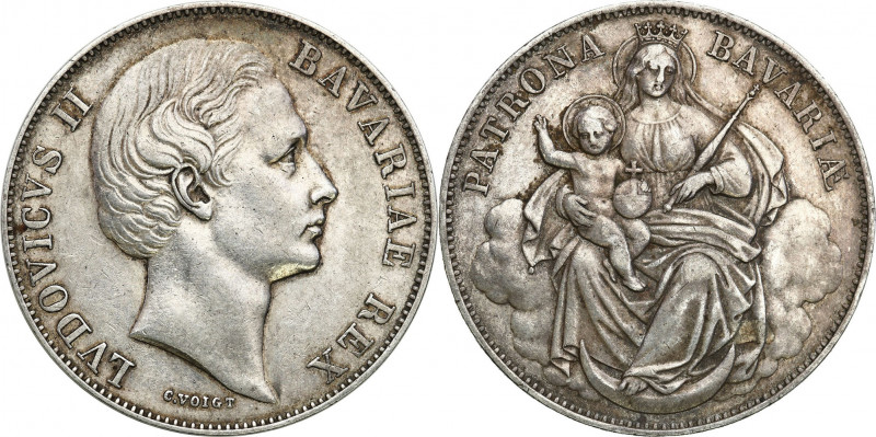 Germany
Germany, Bayern Ludwig II (18641886). Thaler (Vereinstaler) 1868, Munic...
