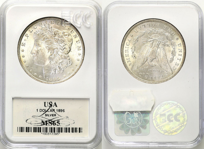 USA (United States of America)
USA Dollar $ 1 1896 Philadelphia GCN MS65 - BEAU...