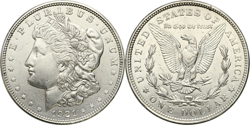 USA (United States of America)
USA. Dollar $ 1 1921 Philadelphia - Morgan 

M...