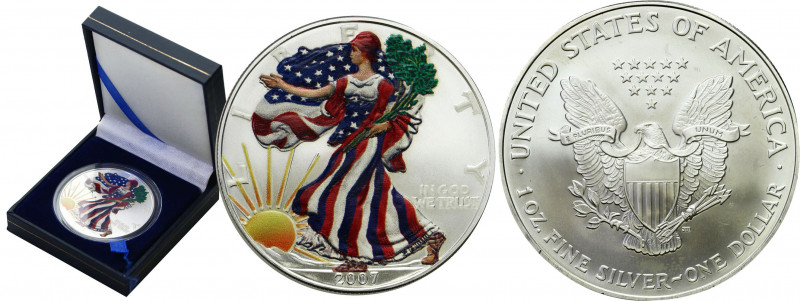 USA (United States of America)
USA Dollar $ 1 2007 Liberty ounce - colored vers...