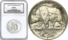 USA (United States of America)
USA. 1/2 dollar (50 cents) 1925 California NGC MS64 - BEAUTIFUL 

Wspaniale zachowany egzemplarz, intensywny połysk ...