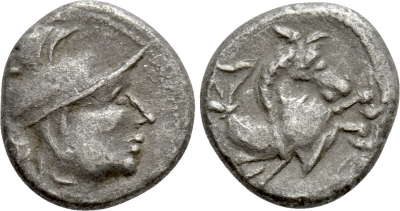 WESTERN EUROPE. Southern Gaul. Allobroges. Drachm (1st century BC). 

Obv: Hel...