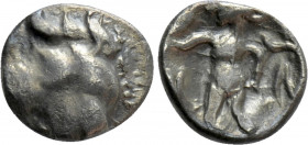 CENTRAL EUROPE. Boii. Obol (2nd-1st centuries BC). "Athena Alkis" type