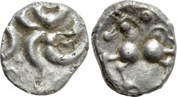 CENTRAL EUROPE. Vindelici. Quinarius (1st century BC). "Büschelquinar" type