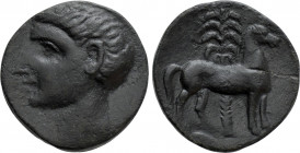 IBERIA. Punic Iberia. Ae Unit (Circa 237-209 BC)