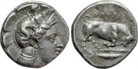 LUCANIA. Thourioi. Nomos (Circa 400-350 BC)
