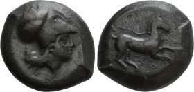 SICILY. Aitna. Ae (354/3-344 BC)